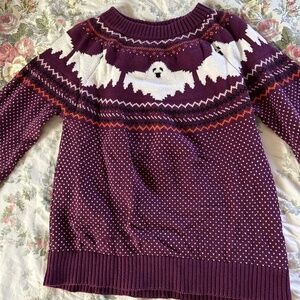 ModCloth Ghost Sweater Purple